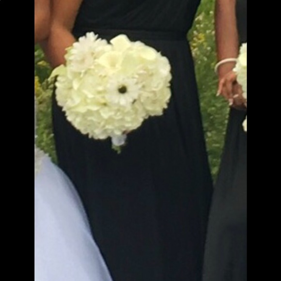 Long Mesh Style-Your-Way 6 Tie Bridesmaid Dress - Picture 7 of 7